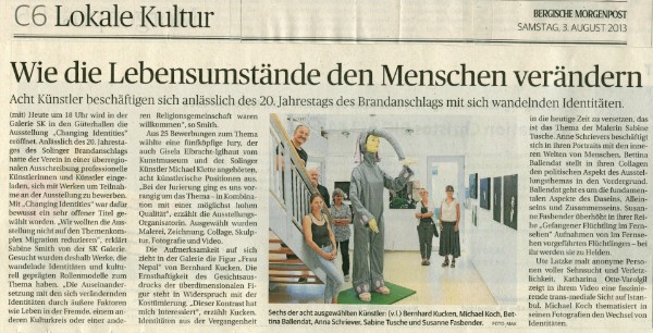 Bergische Morgenpost 3.8.2013